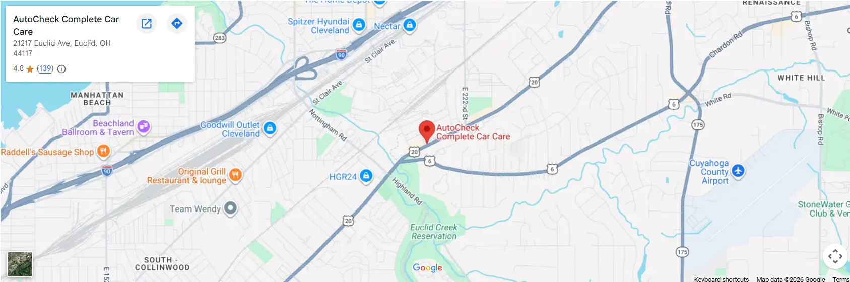 Autocheck Complete Car Care Map